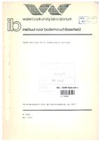 Zware metalen in de Nederlandse wateren: Interimrapport over de werkzaamheden in 1977