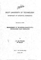 Measurement of the motion quality of a moving-base flight simulator
