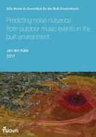 Predicting noise nuisance from outdoor music events in the built environment