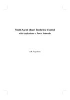 Multi-agent model predictive control with applications to power networks