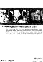 Actief projectrisicomanagement model