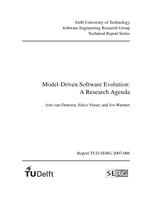 Model-Driven Software Evolution: A Research Agenda