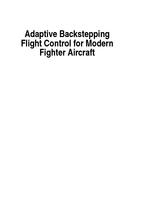 Adaptive Backstepping Flight Control for Modern Fighter Aircraft