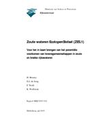 Zoute wateren EcotopenStelsel (ZES.1) / A Dutch Ecotope System for Coastal Water (ZES.1)