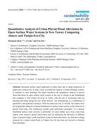 Quantitative analysis of urban pluvial flood alleviation by open surface water systems in new towns: Comparing Almere and Tianjin eco-city