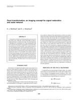 Focal transformation, an imaging concept for signal restoration and noise removal