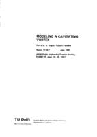 Modeling a cavitating vortex