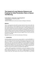 The Impact of Loop Detector Distance and Floating Car Data Penetration Rate on Queue Tail Warning