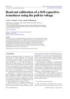 Read-out calibration of a SOI capacitive transducer using the pull-in voltage
