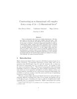 Constructing an n-dimensional cell complex from a soup of (n-1)-dimensional faces