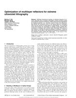 Optimization of multilayer reflectors for extreme ultraviolet lithography