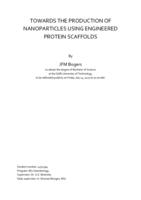 Towards the production of nanoparticles using engineered protein scaffolds