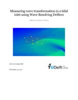 Measuring wave transformation in a tidal inlet using Wave Resolving Drifters