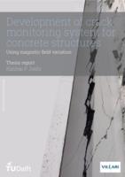 Development of crack monitoring system for concrete structures using magnetic field variation
