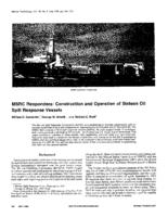 MSRC Responders: Construction and Operation of Sixteen Oil Spill Response Vessels