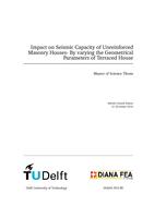 Impact on Seismic Capacity of Unreinforced Masonry Houses- by varying the Geometrical Parameters of Terraced House