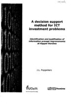 A decision support method for ICT investment problems: Identification and justification of information process improvements