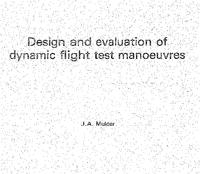 Design and evaluation of dynamic flight test manoeuvres
