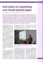 Veel animo en waardering voor Oracle Spatial dagen