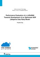 Performance Evaluation of a LoRaWAN Towards Development of an Optimised ADR (Adaptive Data Rate) Model
