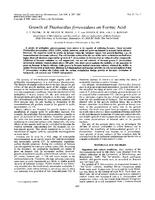 Growth of Thiobacillus ferrooxidans on Formic Acid