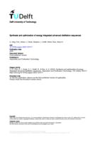 Synthesis and optimization of energy integrated advanced distillation sequences