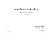 House for the city Haarlem