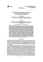 Stochastic approaches for damage evolution in standard and non-standard continua