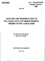 Analysis and interpretation of full-scale data on midship bending stresses of dry cargo ships