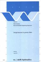 Design formulas for granular filters