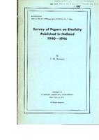 Survey of Papers on Elasticity Published in Holland 1940-1946