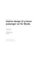 Interior design of a future passenger car for Škoda
