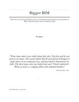 Bigger BIM: Meer betekenis voor BIM door ketenintegratie en lean
