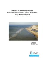 Research on the relation between breaker bar movement and volume fluctuations along the Holland coast