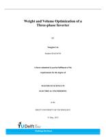 Weight and Volume Optimization of a Three-phase Inverter