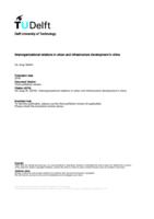 Interorganizational relations in urban and infrastructure development in china
