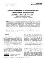 Arsenic in drinking water: A worldwide water quality concern for water supply companies