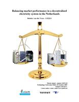 Balancing market performance in a decentralized electricity system in the Netherlands