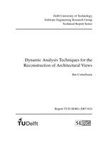 Dynamic Analysis Techniques for the Reconstruction of Architectural Views