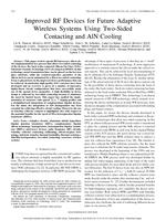 Improved RF Devices for Future Adaptive Wireless Systems Using Two-Sided Contacting and A1N Cooling
