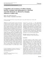 Competition and coexistence of sulfate-reducing bacteria, acetogens and methanogens in a lab-scale anaerobic bioreactor as affected by changing substrate to sulfate ratio