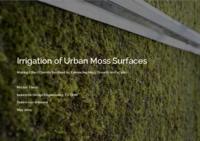 Irrigation of Urban Moss Surfaces