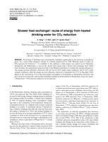 Shower heat exchanger: Reuse of energy from heated drinking water for CO2 reduction