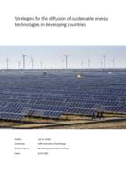 Strategies for the diffusion of sustainable energy technologies in developing countries