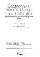 Geotechnical Seismic Design Code Calibration