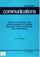 Aspects of sediment- and morphodynamics of subtidal deposits of the Oosterschelde (Netherlands)