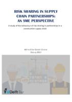 Risk sharing in supply chain partnerships: An SME perspective