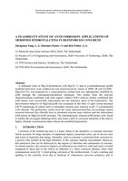 A feasibility study of anticorrosion applications of modified hydrotalcites in reinforced concrete