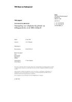 Betrouwbare Trillingsmaatregel: Ontstapeling van veiligheden bij gebruik van trillingspredicties en de SBR richtlijn B: Tussenrapport: TNO-034-DTM-2009-02107