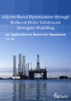 Adjoint-Based Optimization through Reduced-Order Subdomain Surrogate Modelling
